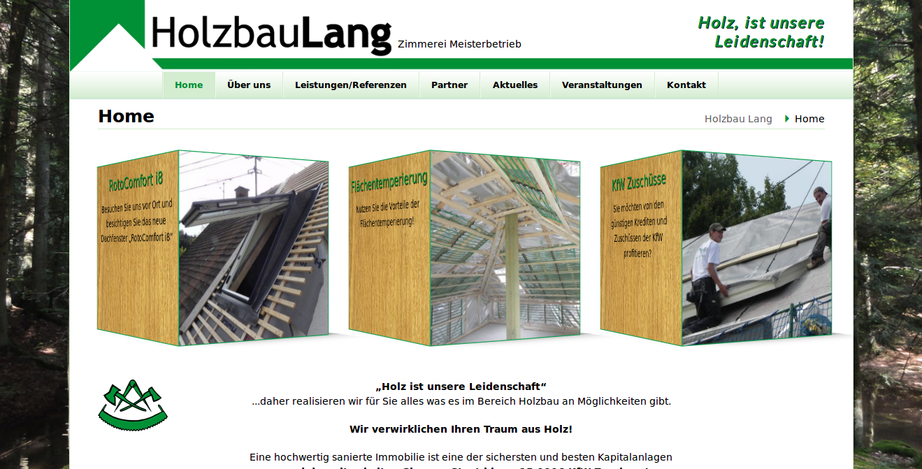 Holzbau Lang